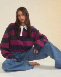 Ardie Striped Rugby Shirt