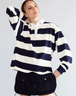 Ardie Striped Rugby Shirt