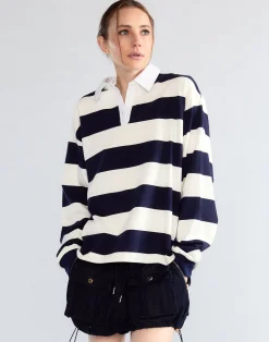 Ardie Striped Rugby Shirt