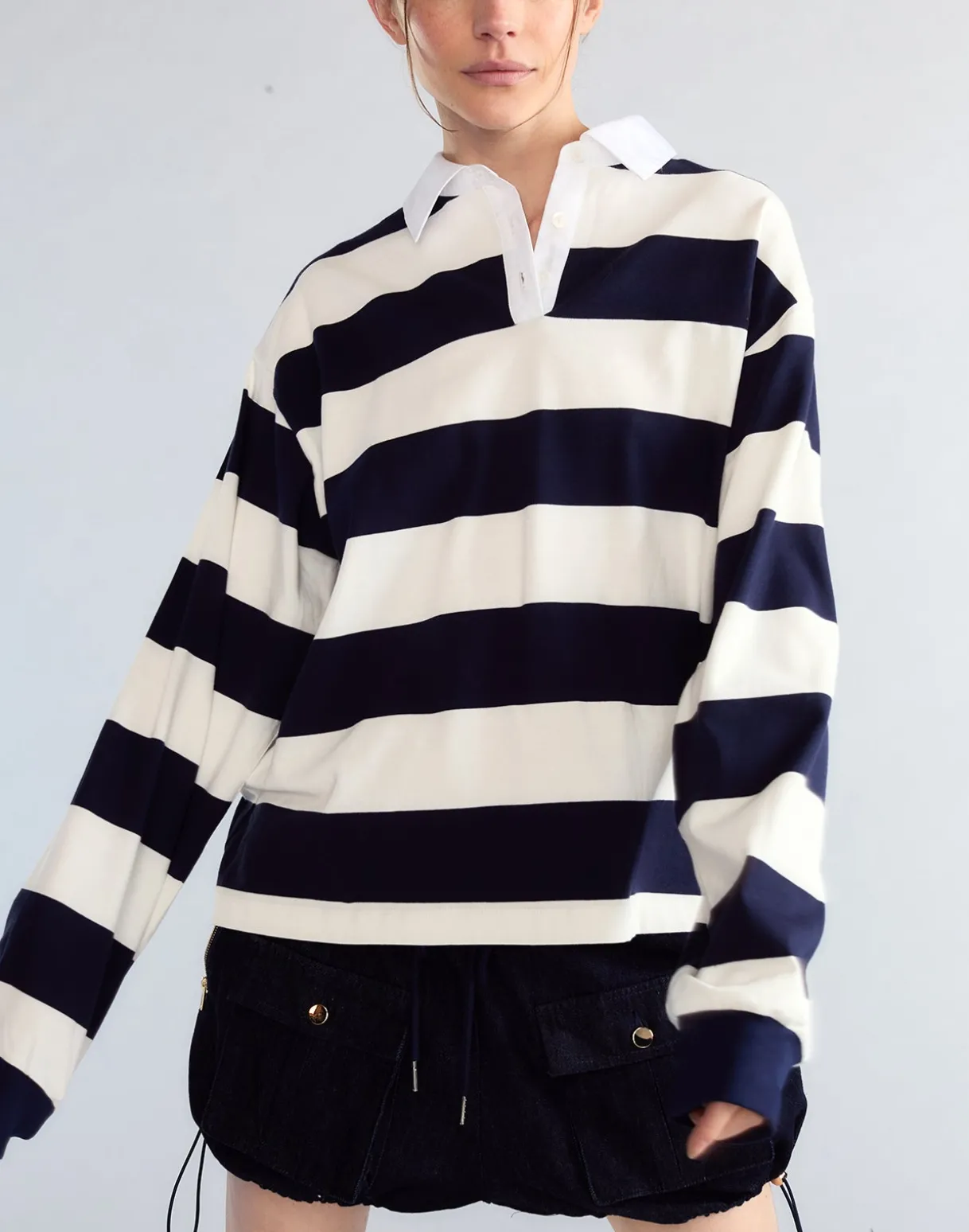 Ardie Striped Rugby Shirt
