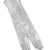 Bea Long Metallic Leather Gloves