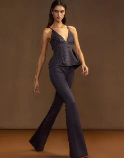 Bonded Fit and Flare Pant