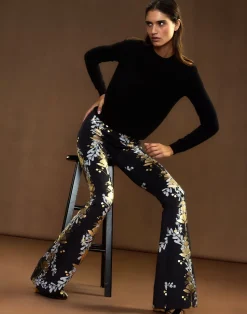 Bonded Fit and Flare Pant