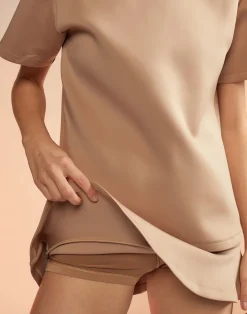 Bonded Mini Skirt