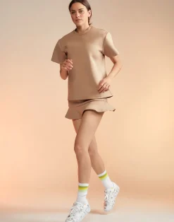 Bonded Mini Skirt