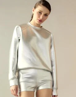 Bonded Pullover Sweatshirt