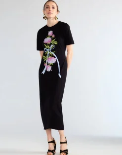 Bouquet Ribbon Tee Dress