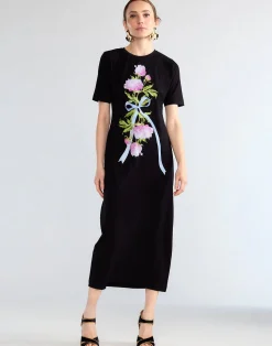 Bouquet Ribbon Tee Dress