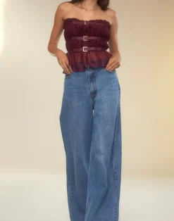 Buckle Up Silk Organza Top