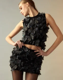 Butterfly Appliqué Skirt
