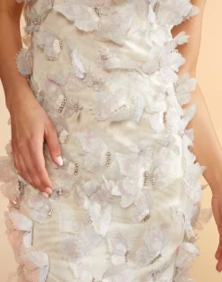 Butterfly Embellished Dress