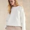 Button Up Sweatshirt