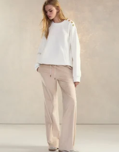 Button Up Sweatshirt
