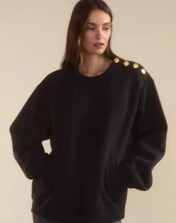 Button Up Sweatshirt