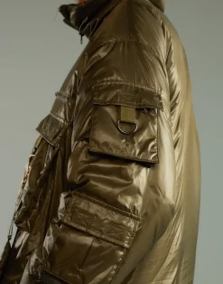Cargo Pocket Puffer Coat