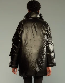 Cargo Pocket Puffer Coat
