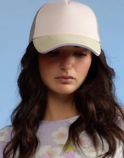 Colorblock Trucker Hat