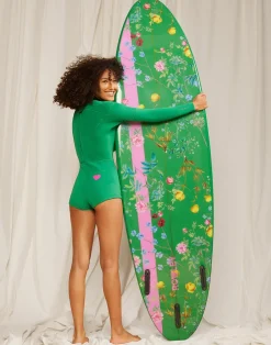 Custom 7' Surfboard - Tulips