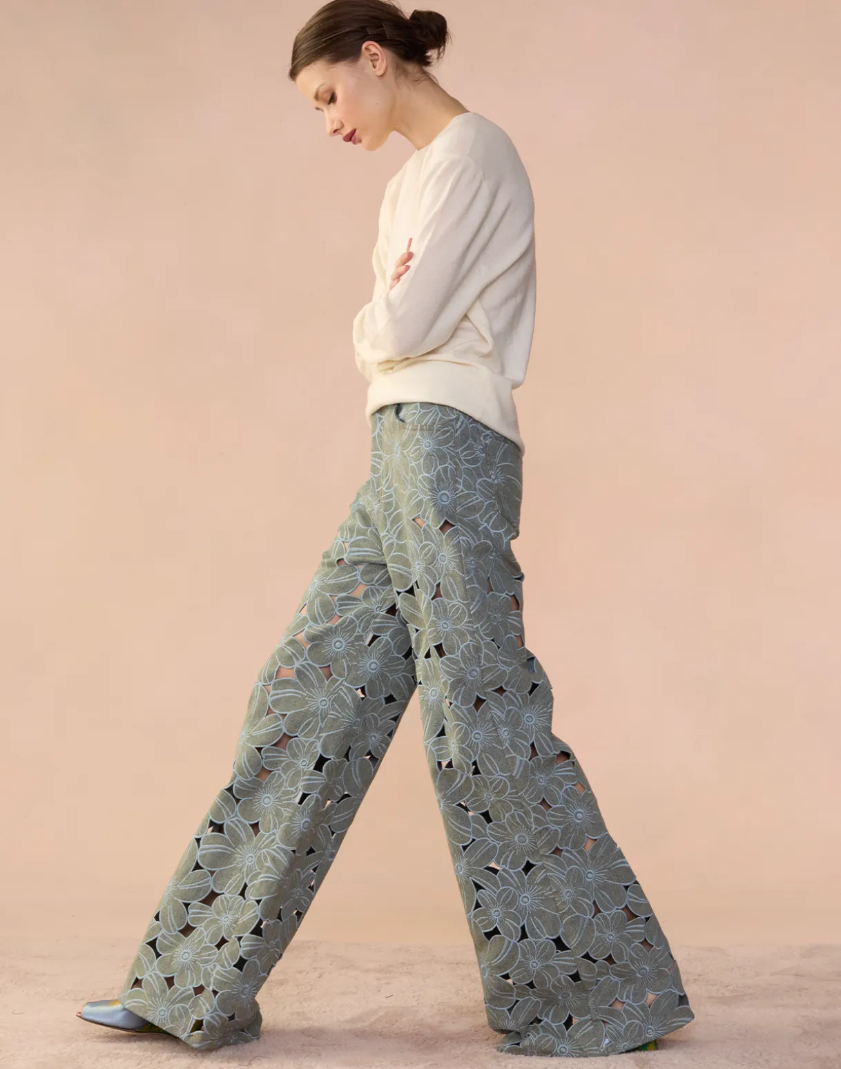Flora Cutout Jeans