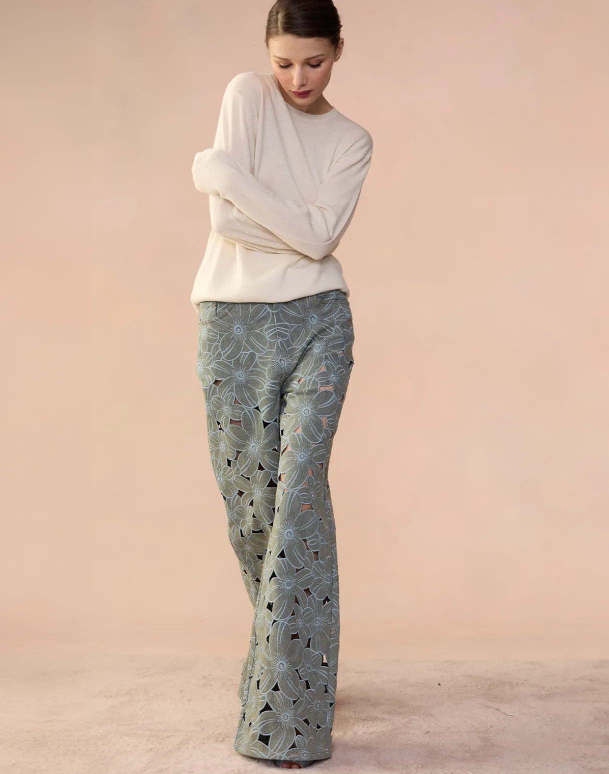 Flora Cutout Jeans