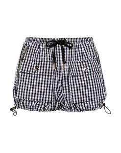 Geneva Gingham Cargo Shorts