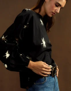 Geneva Gold Foil Blouse
