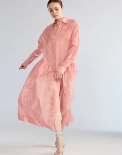 Geneva Silk Cotton Shirt Dress