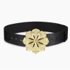 Gold Flower Buckle Belt