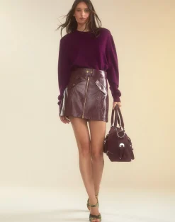 Harper Vegan Leather Skirt