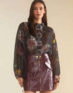 Harper Vegan Leather Skirt
