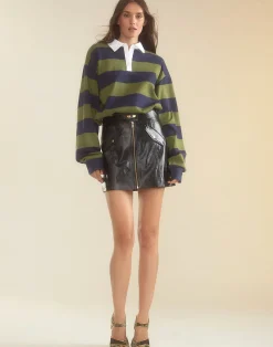 Harper Vegan Leather Skirt