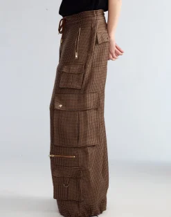 Houndstooth Cargo Pants