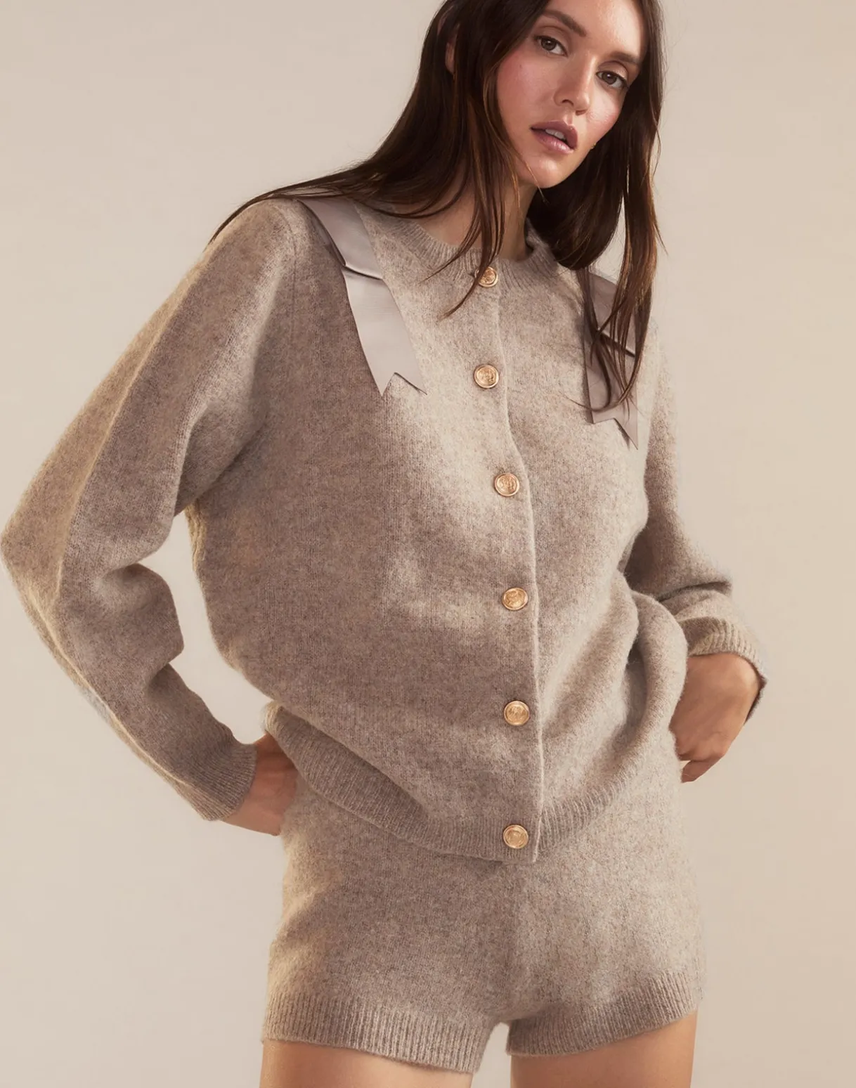 Ivy Wool Knit Short