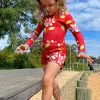Kids Floral Wetsuit