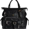 Leather Cargo Pocket Bag