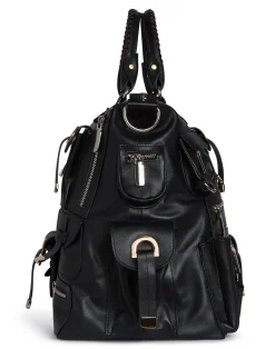 Leather Cargo Pocket Bag