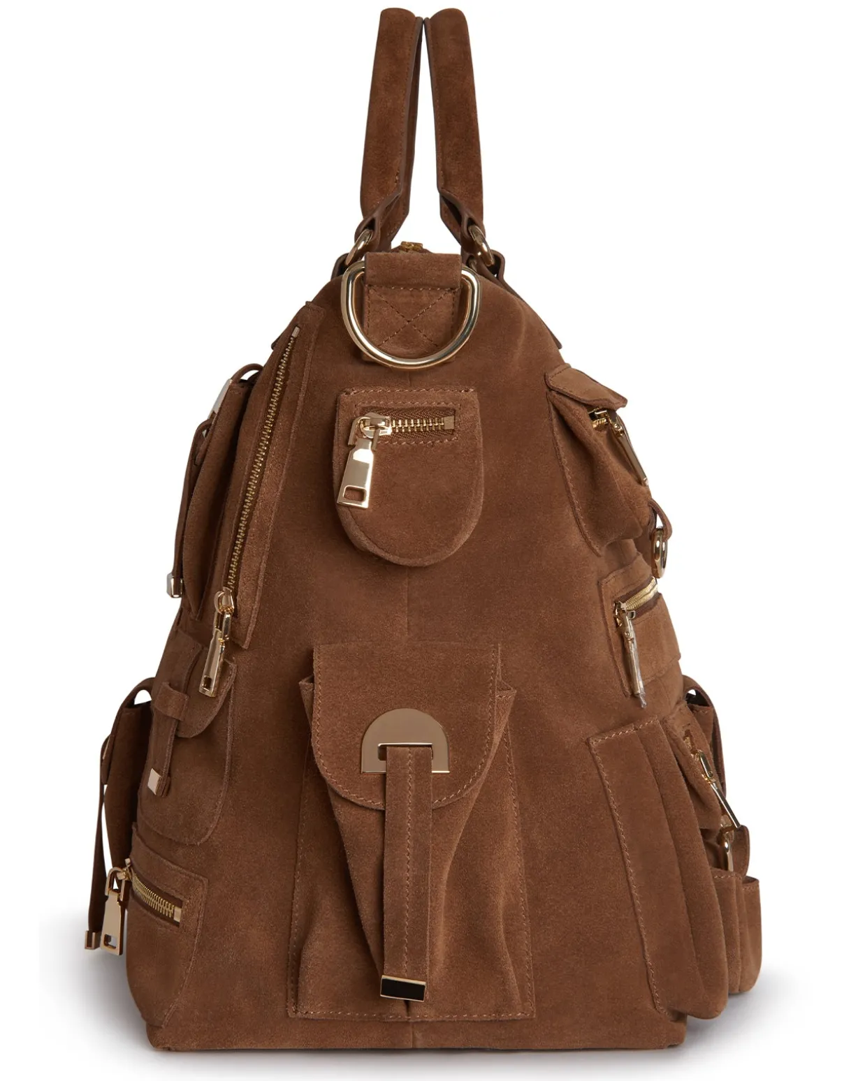 Leather Cargo Pocket Bag