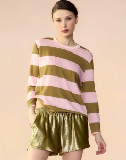 Liquid Gold Lamé Shorts