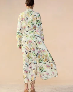 Love Locket Linen Shirt Dress