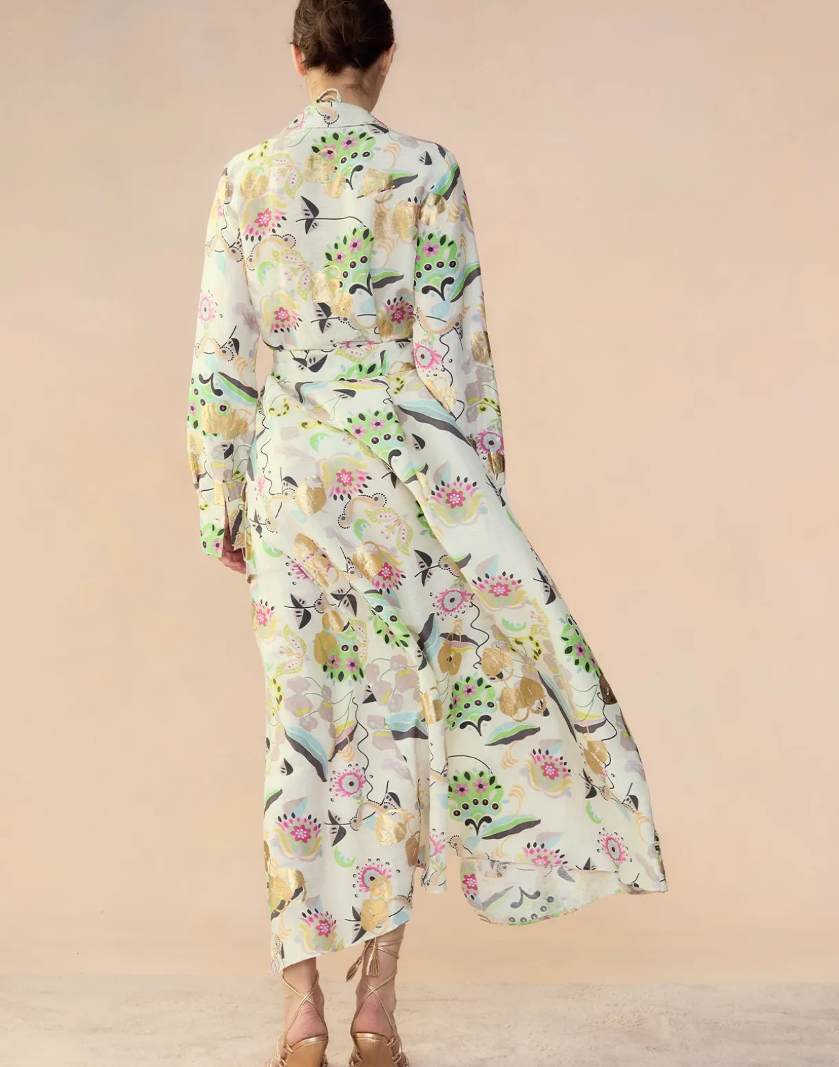 Love Locket Linen Shirt Dress