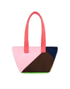 Mini Colorblock Nylon Tote