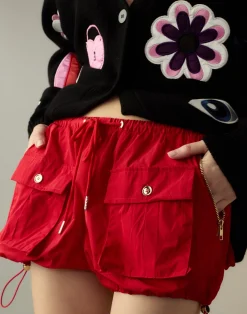 Nylon Cargo Shorts