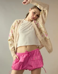 Nylon Cargo Shorts