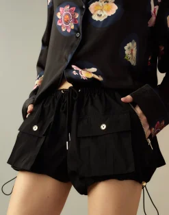 Nylon Cargo Shorts