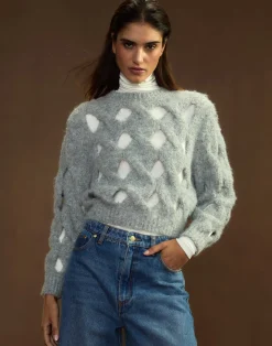 Open Knit Sweater
