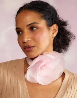 Organza Flower Ties