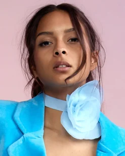 Organza Flower Ties
