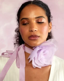 Organza Flower Ties