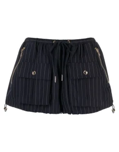 Pinstripe Cargo Bloomer Short