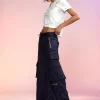 Pinstripe Cargo Pants